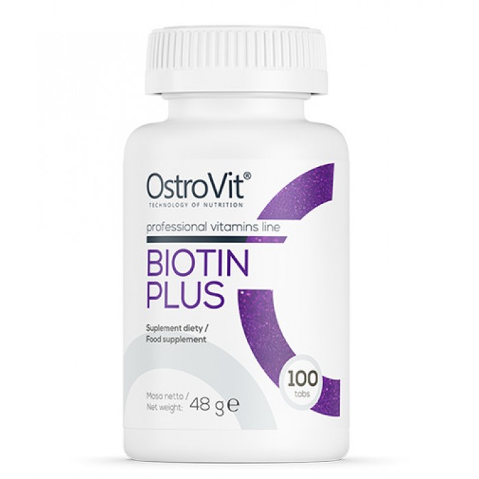 OstroVit Biotin Plus 2500 mcg / 100 Таблетки